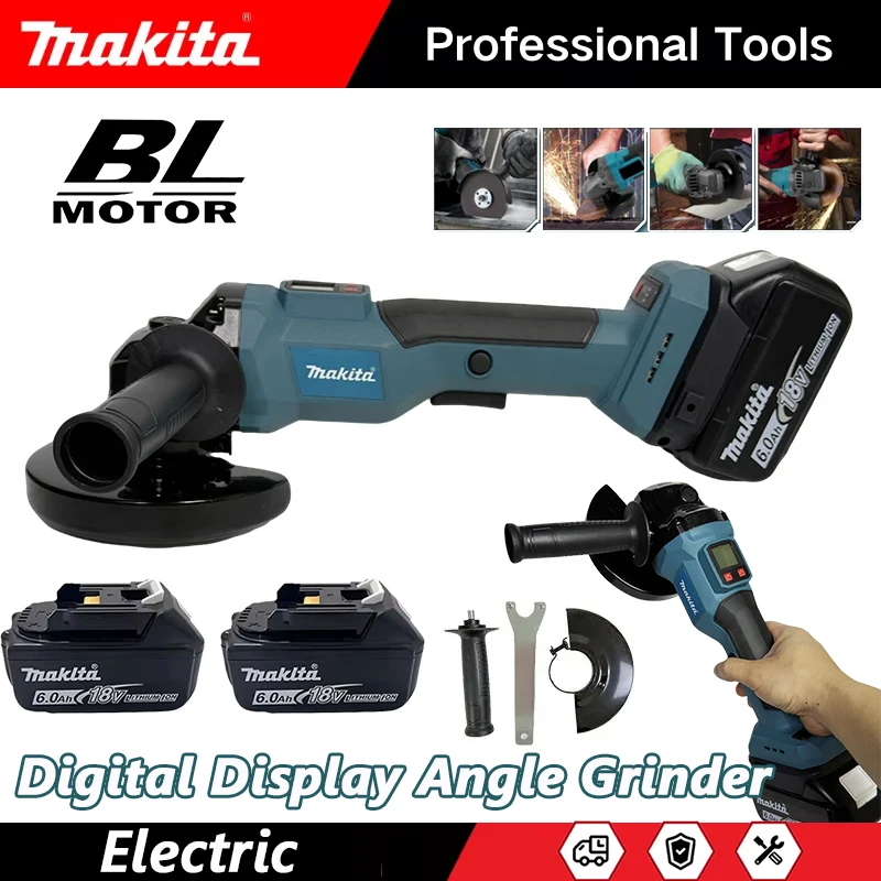 Power Tools Makita - 마키타 공구 125MM 브러시리스 전동 앵글