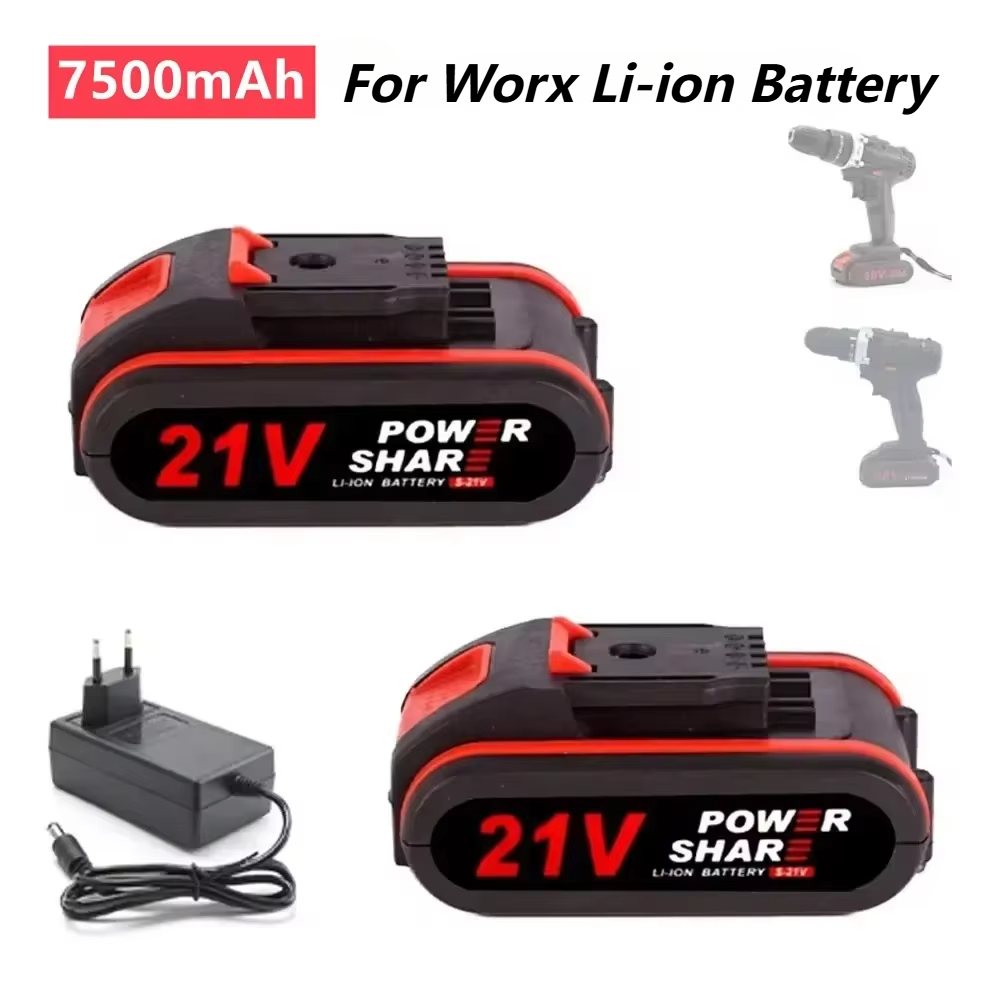 Power Tools Excel - WORX용 고용량 충전식 리튬 이온 배터리,