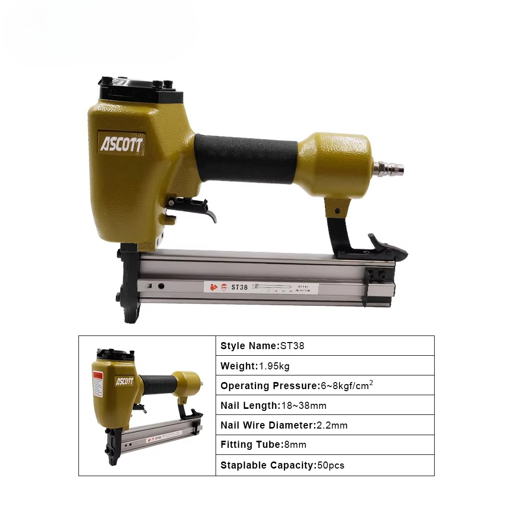 Nail Gun Brad - ST38 14GA 헤비 공압 네일러 목공