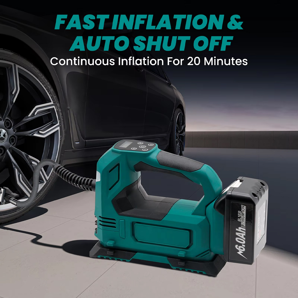 Power Tools Makita - 무선 타이어 팽창기, 마키타 18V 리튬