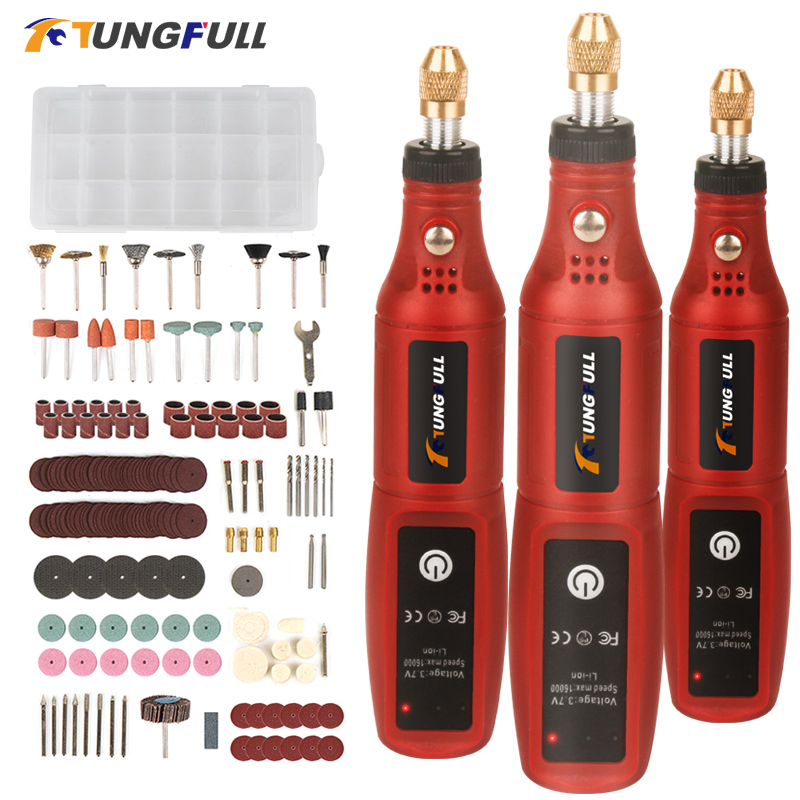 USB 무선 드릴 회전 도구 조각 펜, 목재 DIY 쥬 - Power Tools Ingco 리뷰 및 가격