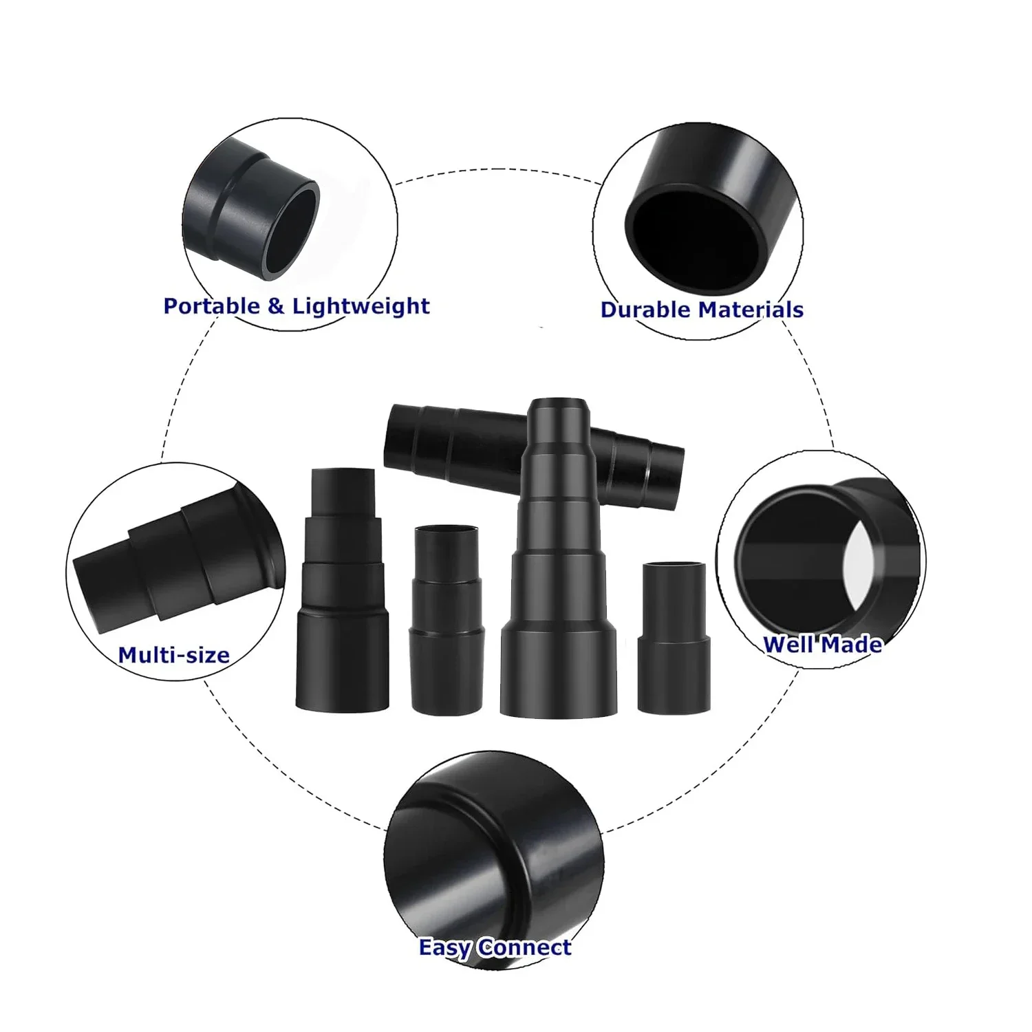 1-4Pcs 23-50mm 진공 호스 어댑터, 습식/건 - Power Tools Youtube 리뷰 및 가격