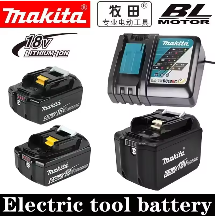 정품 마키타 18V 배터리 9Ah 6Ah 5Ah 충전식 - Power Tools Makita 리뷰 및 가격