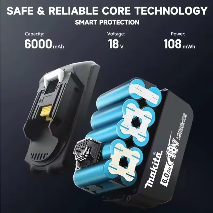 정품 마키타 18V 배터리 9Ah 6Ah 5Ah 충전식 - Power Tools Makita 리뷰 및 가격