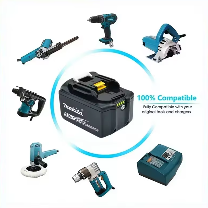 정품 마키타 18V 배터리 9Ah 6Ah 5Ah 충전식 - Power Tools Makita 리뷰 및 가격