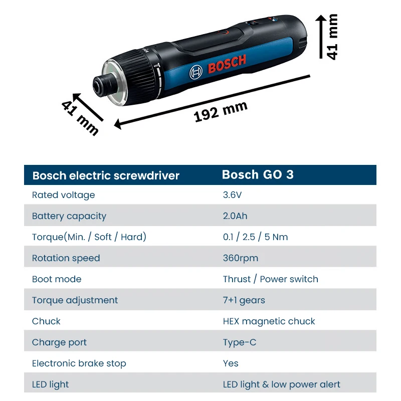 BOSCH Go 3 전기 스크루드라이버 Bosch GO - Power Tools Professional 리뷰 및 가격
