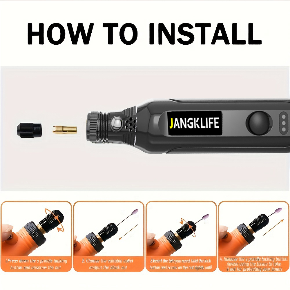 JANGKLIFE USB 무선 로타리 도구 키트 목공  - Power Tools Ingco 리뷰 및 가격