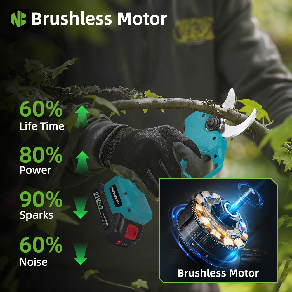 NEWBENY 65MM 무선 전기 가지치기 가위 2단  - Power Tools Makita 리뷰 및 가격