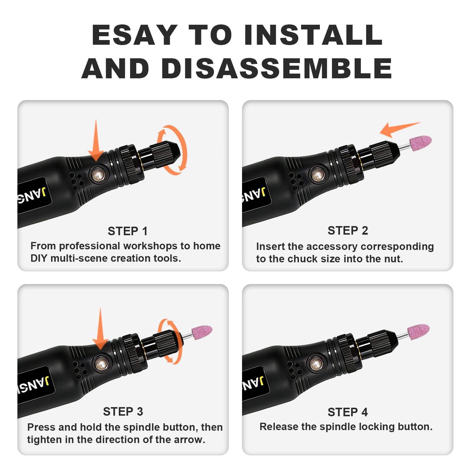 JANGKLIFE USB 무선 로타리 도구 키트 목공  - Power Tools Ingco 리뷰 및 가격