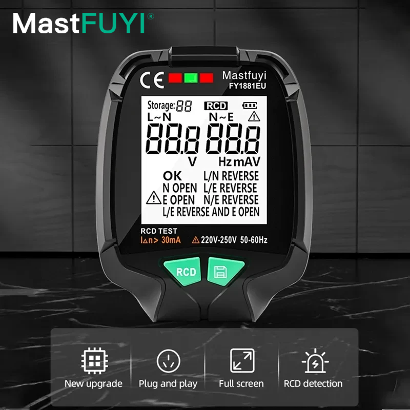 MASTFUYI FY1881 소켓 테스터 전압 테스트  - Power Tools Uk Review 리뷰 및 가격