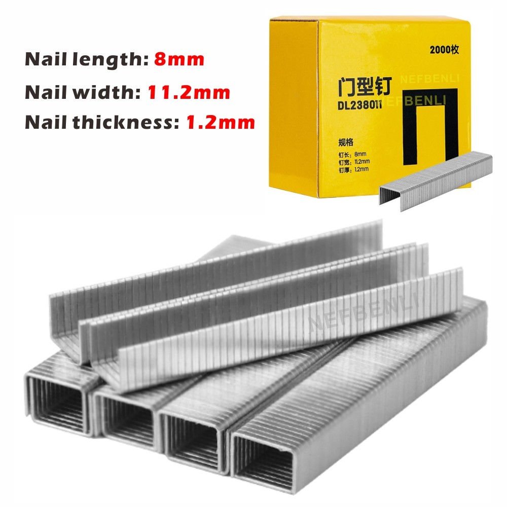 2000 개 U/도어/T 형 스테이플 12x6.3mm/ - Nail Gun Brad 리뷰 및 가격