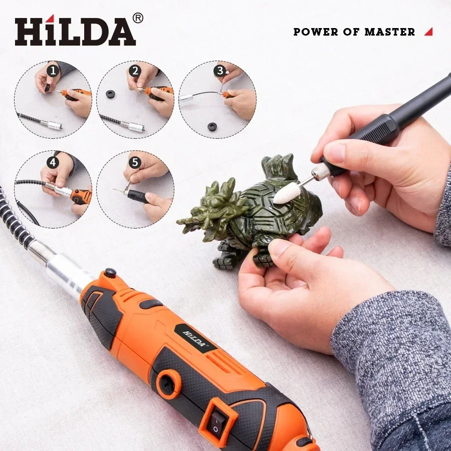 HILDA 200W 조각사 전기 드릴 조각 Dremel - Power Tools Ingco 리뷰 및 가격