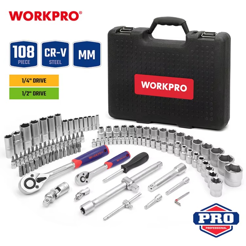 108피스 전문 정비사용 자동차 수리 공구 세트 CRV - Power Tools Professional 리뷰 및 가격