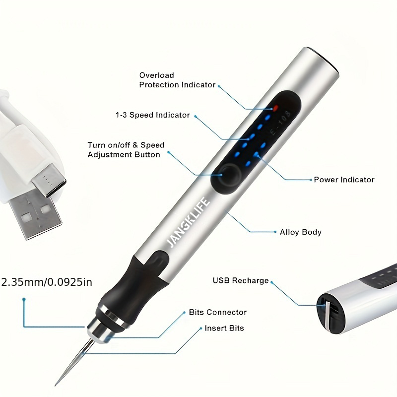 JANGKLIFE USB 무선 로터리 공구 키트 목공  - Power Tools Ingco 리뷰 및 가격