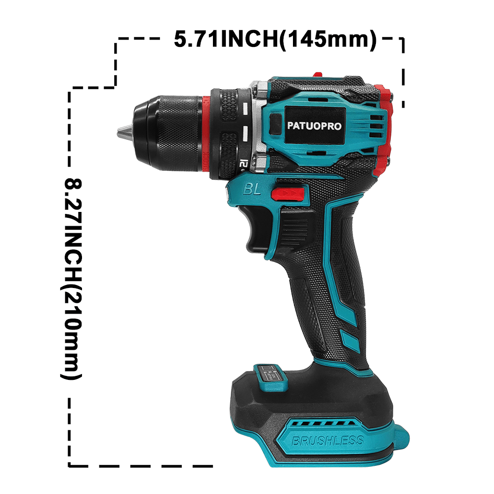PATUOPRO 무선 브러시리스 전기 드릴 스크루드라이 - Power Tools Ingco 리뷰 및 가격