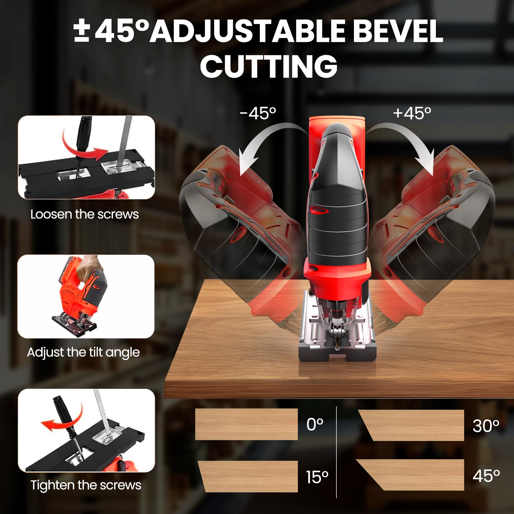 무선 지그쏘 휴대용 브러시리스 전기 곡선톱 다기능 목공 - Power Tools Milwaukee 리뷰 및 가격