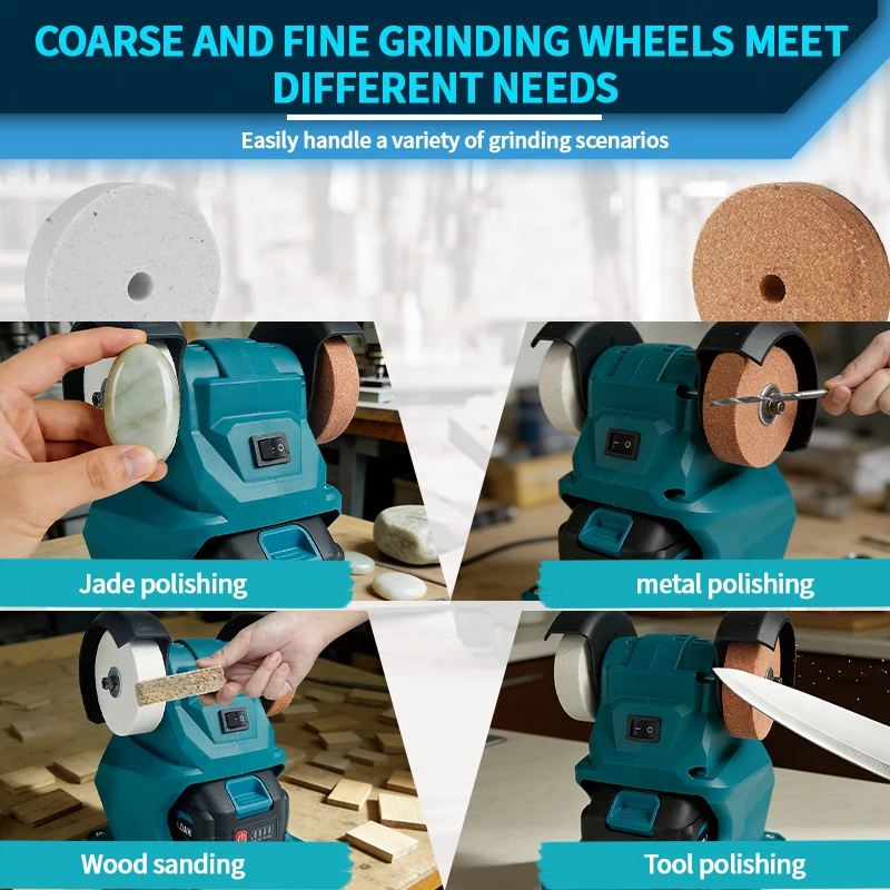 마키타 18V 무선 벤치 그라인더 |   금속, 석재  - Power Tools Makita 리뷰 및 가격
