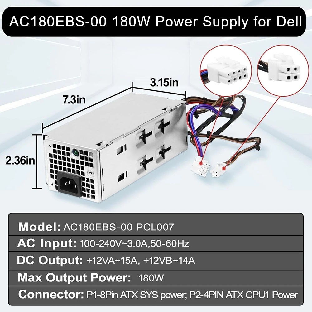 180W 전원 공급 장치 AC180EBS-00 Dell - Power Tools Wholesale 리뷰 및 가격