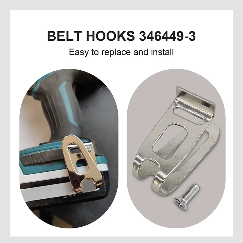 나사가 있는 벨트 클립 후크, 18V 무선 드릴용, 임 - Power Tools Excel 리뷰 및 가격